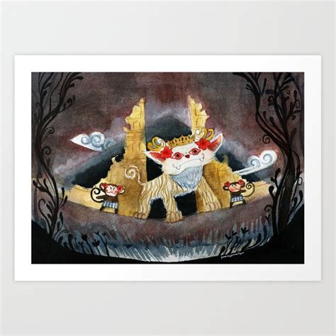 Tari Barong Art Print by Mamoiselle | Society6