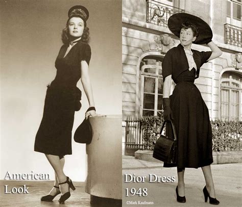 1940's Fashion - Womens Dress Style after the War