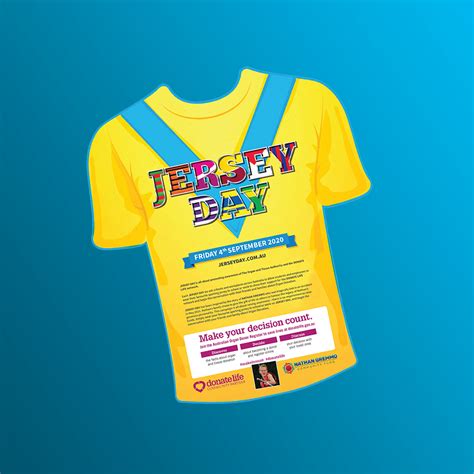 JERSEY DAY Organ Donation Australia - Jersey Day