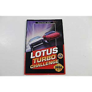 Manual - Lotus Turbo Challenge - Sega Genesis