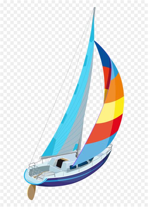 Sailboat Clip Art And - Transparent Background Sail Boats Clipart, HD ...