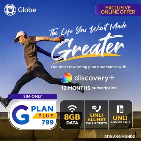 No more lockup period with Globe’s SIM-Only GPlan Plus