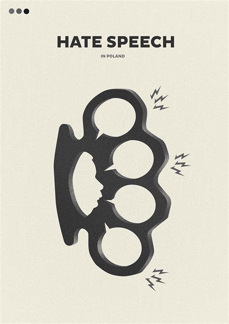 hate speech in Poland | Negative space graphic design, Visual metaphor, Conceptual illustration