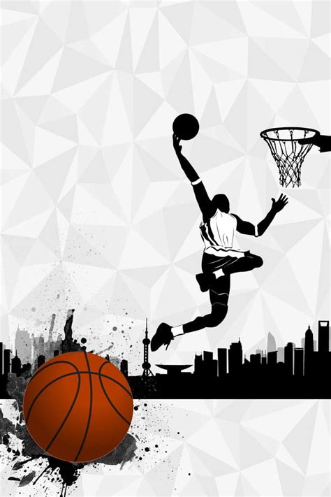 Vector Illustration Basketball Sport Poster Background Wallpaper Image ...