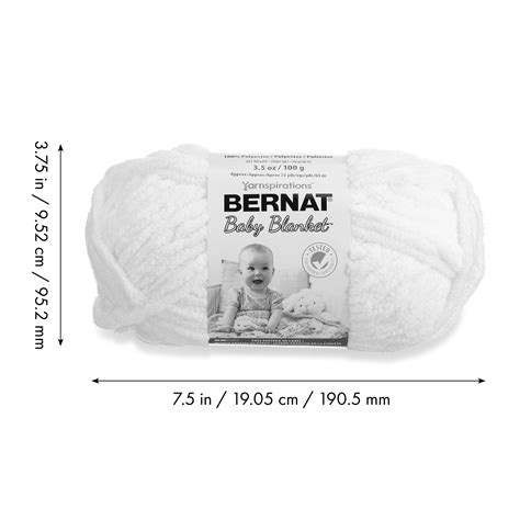 Bernat Baby Blanket 6 Super Bulky Polyester Yarn, Pink/Blue Ombre 3.5oz/100g, 72 Yards - Walmart.com