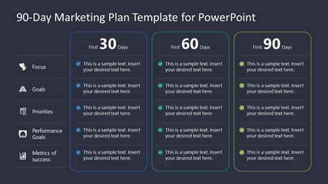 90-day Marketing Plan Template for PowerPoint