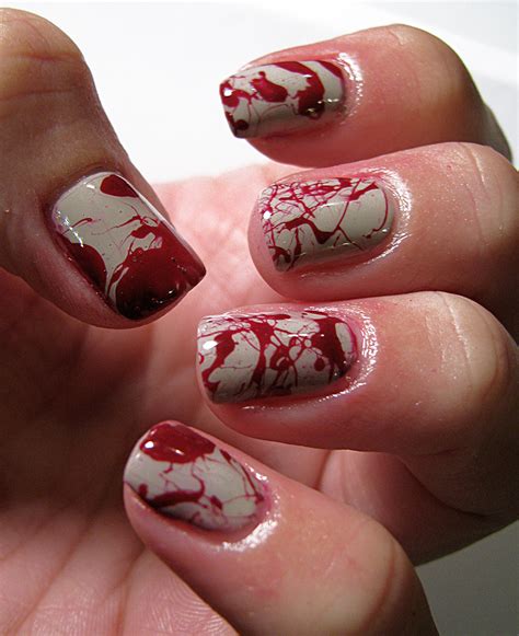 Over The Top Coat: Nail-aween Challenge 3: Bloody Nails