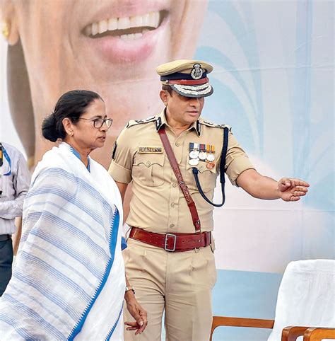 Portrait of police commissioner Rajeev Kumar - Telegraph India