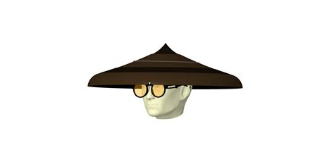 3D file MIZU Oriental Hat | BLUE EYED SAMURAI COSPLAY | BY COLLINS ...