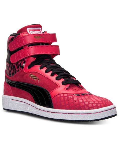 PUMA Women'S Sky 2 Animal High Top Casual Sneakers From Finish Line in ...