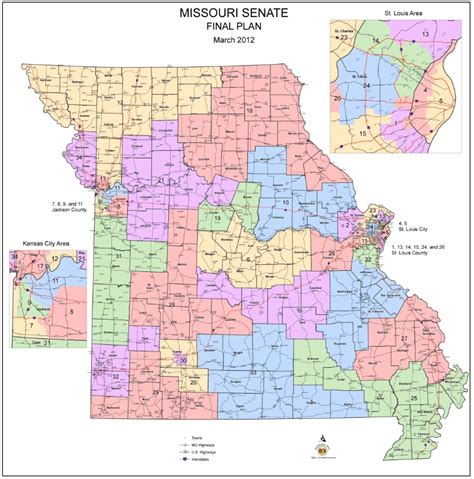 State redistricting information for Missouri