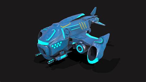 Sci-Fi Drone 3D Model by omer kamal