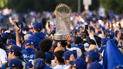 Dodgers wrap up COVID-shortened ‘unfinished business’ at 2024 World Series parade with average ...