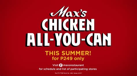 Get ready for Max's Restaurant Chicken All You Can - Foodie Destinations