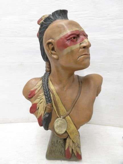 (3) Native American Sculptures - Albrecht Auction Service