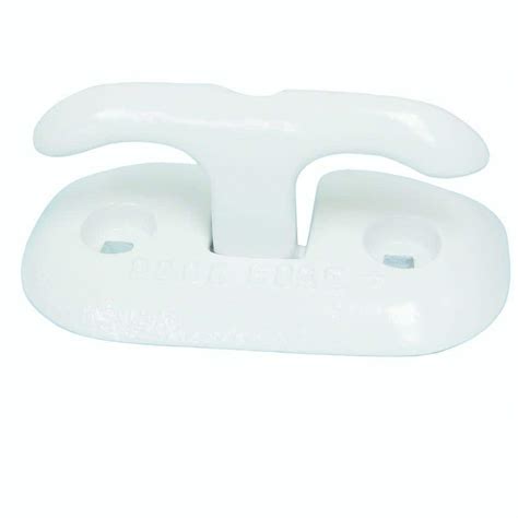 Dock Edge 6 in. Dock Cleat Flip Up White DE2606WF - The Home Depot