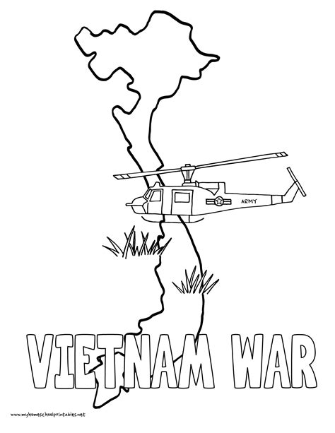 Vietnam War Coloring Pages