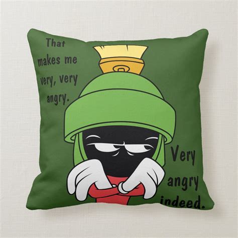 MARVIN THE MARTIAN™ Pout Throw Pillow | Zazzle | Marvin the martian ...