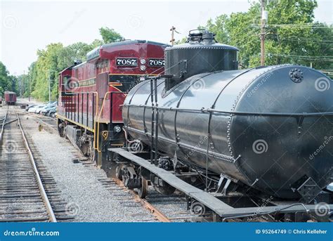 NEW HOPE, PA - AUGUST 11: the New Hope and Ivyland Rail Road is a Heritage Train Line for ...