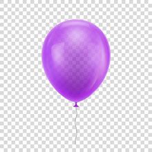 Balloon Purple Clip Art Free Stock Photo - Public Domain Pictures