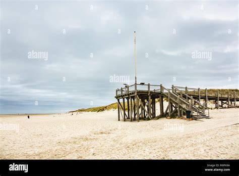 landscape on the beach on the island amrum Stock Photo - Alamy