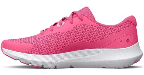 Under Armour Rubber Surge 3 --running Shoe, in Pink | Lyst