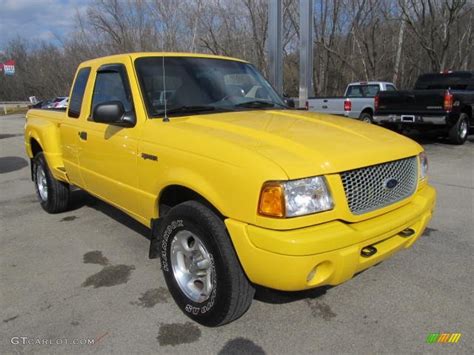 2001 Chrome Yellow Ford Ranger Edge SuperCab 4x4 #61112679 Photo #5 | GTCarLot.com - Car Color ...