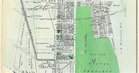 Fort Hamilton Brooklyn New York City Antique Vintage Map Print (1873 ...