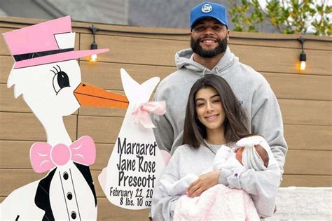 Dak Prescott and Girlfriend Sarah Jane Ramos Introduce Daughter ...