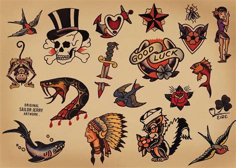 Americana Sailor Tattoos