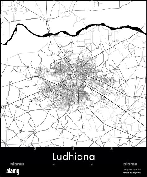 City Map Asia India Ludhiana vector illustration Stock Vector Image & Art - Alamy