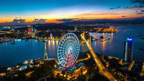 Aerial View of Bai Chay Bridge at Night in Ha Long City, Vietnam Stock Photo - Image of hanoi ...