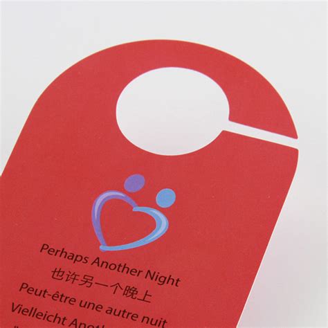 Beautiful Christmas PVC Hotel Door Hanger