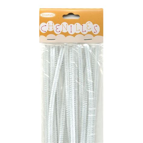 Chenille Stick 6mm White : Sullivans International