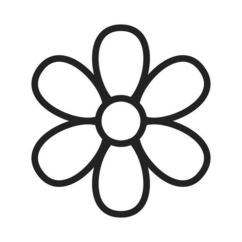 flower outline icon 13127218 Vector Art at Vecteezy