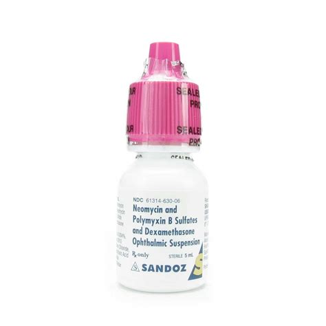 Neomycin/Poly-B/Dex, Ophthalmic Drops, 5mL Bottle | McGuff Medical Products