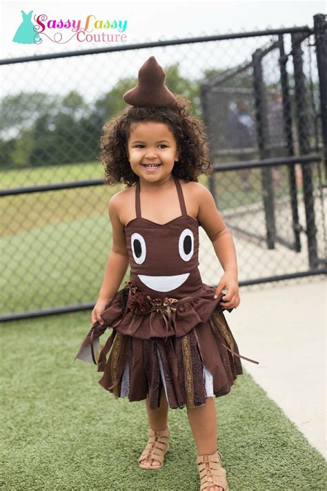 Poop Emoji Costume Emoji Costume Emoji Birthday Dress Girls | Etsy