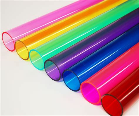 Colored Acrylic Tubes, Colored Plastic Tubes, Plastic Tubes | Acrylic ...