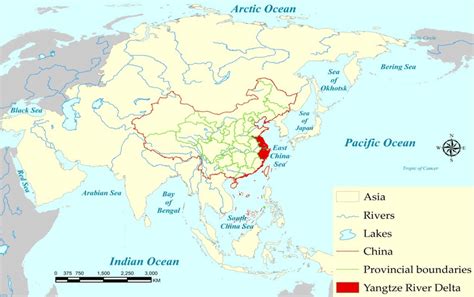 A Map Of The Yangtze River Delta The Red Line Indicat - vrogue.co