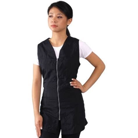 Stylish Sleeveless Salon Smock for Hair Professionals