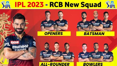 Rcb 2023 Squad Rcb Team 2023 Players List Rcb New Squad 2023 Youtube | Hot Sex Picture