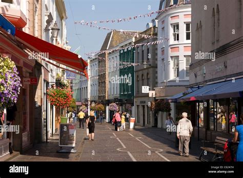 Shopping, St Helier, Jersey Stock Photo: 38155925 - Alamy