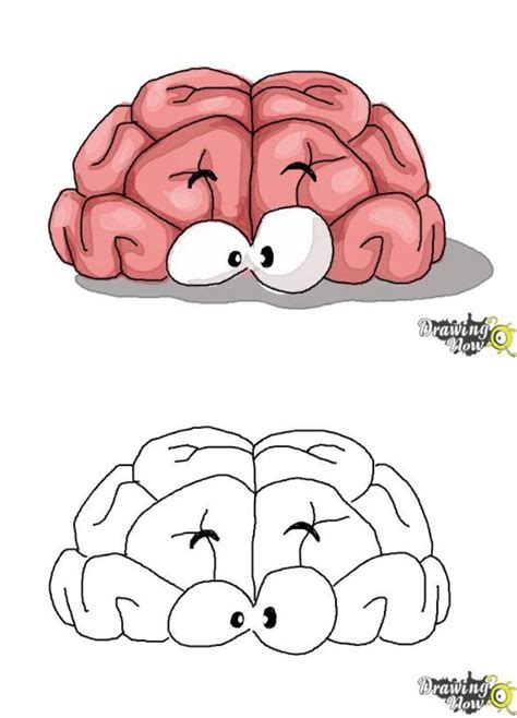 Brain Cartoon Drawing