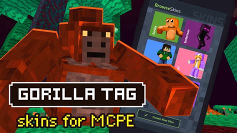 Gorilla Skins for Minecraft PE by CRAFTY TECH, SOCIETATEA CU RASPUNDERE ...