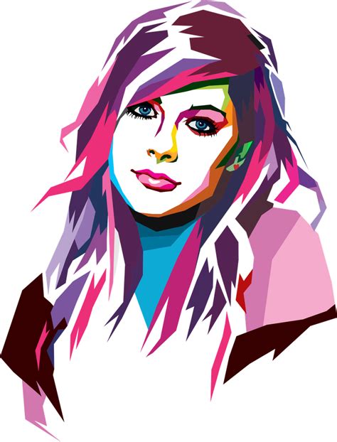 Avril Lavigne - WPAP art Art Print by Hix_art - X-Small Avril Lavigne Style, Avril Lavigne ...