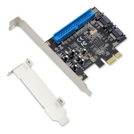 IOCrest PCIe 1 Interface Internal SATA and IDE Controller Card 88SE9120 Chipset - Walmart.com