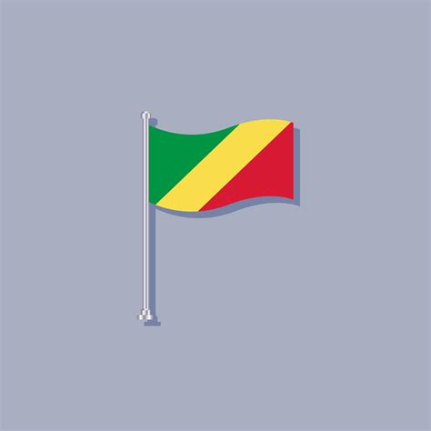 Illustration of Congo flag Template 11023085 Vector Art at Vecteezy