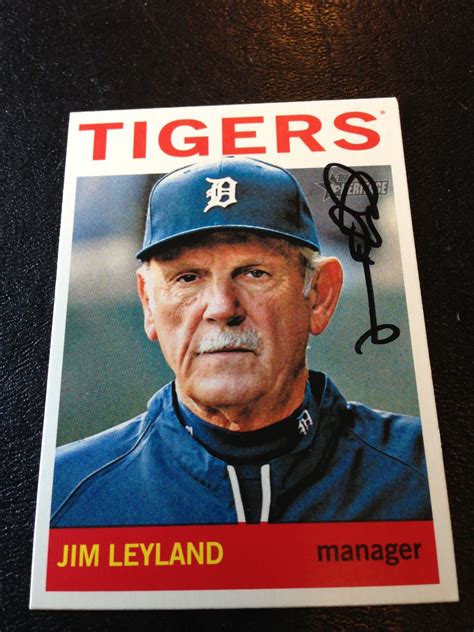 My Cardboard Habit: A Farewell to Jim Leyland