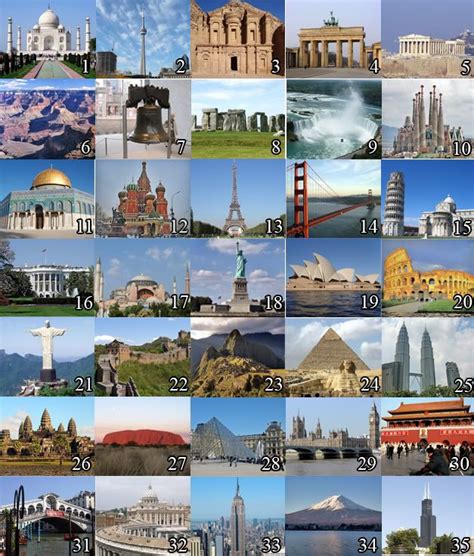 World Landmarks | World famous places, World geography, Landmarks quiz