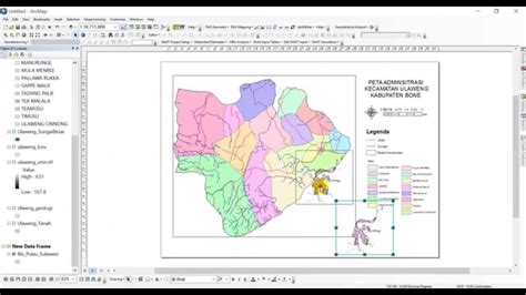 Cara Mendigitasi Peta Di Arcgis Youtube - Riset